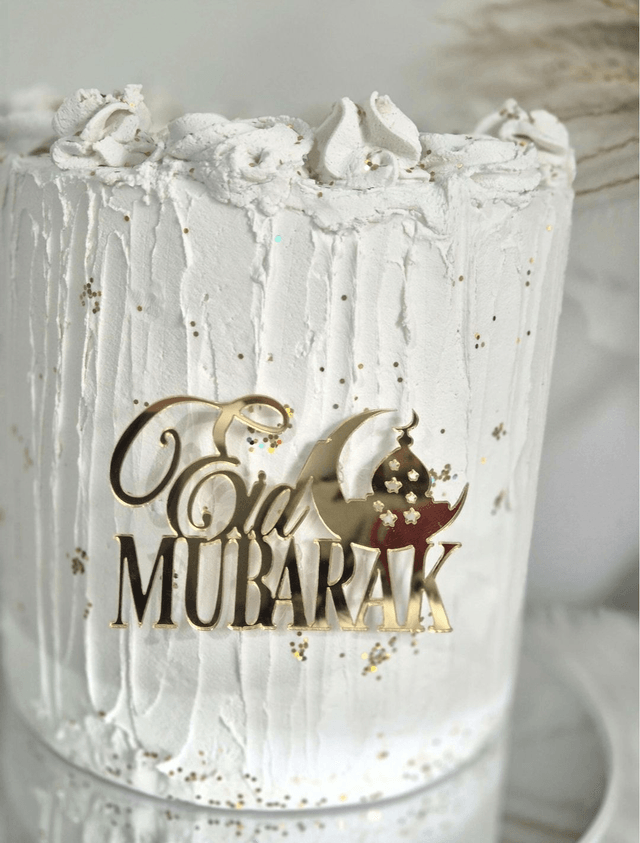 Face topper acrylique Eid mubarak 