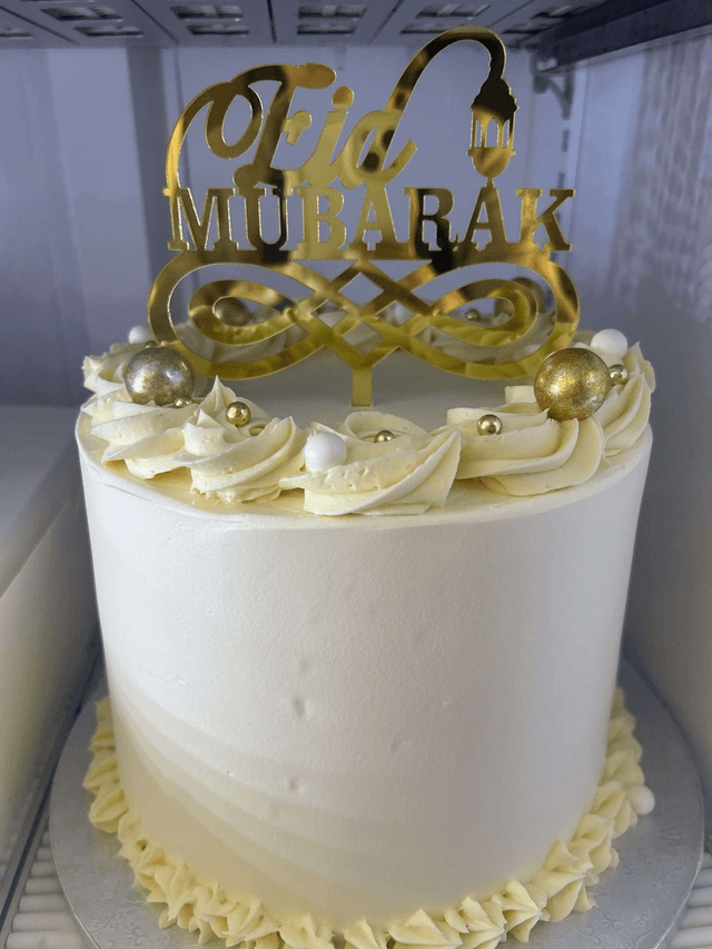 Cake topper Eid mubarak