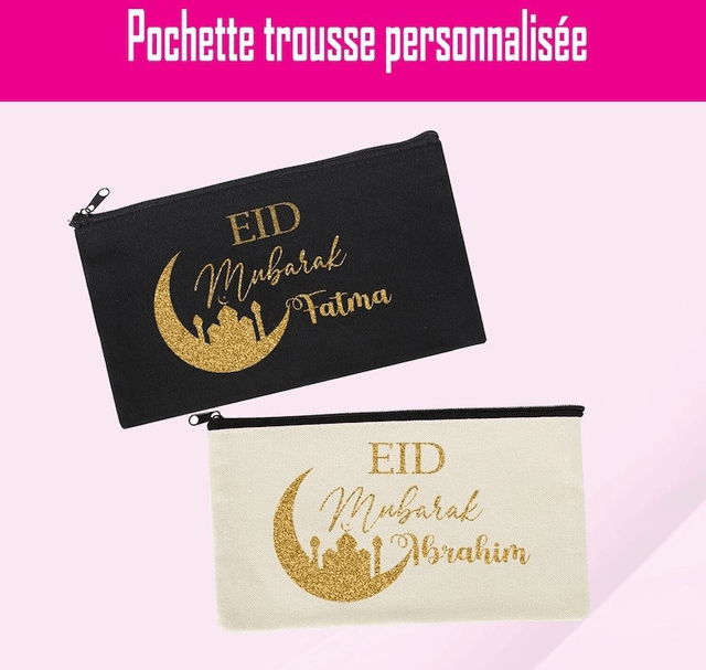 Pochette personnalisée Eid Mubarak